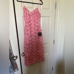Lulu's Pink Floral Dress